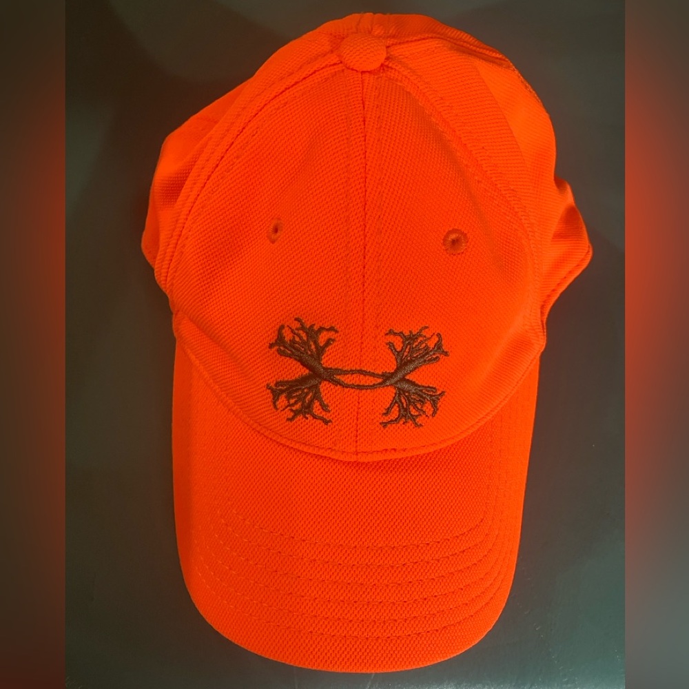 Blaze Orange Under Armour Cap